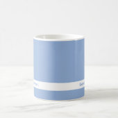 トレンドカラー – パウダーブルー名マグカップ コーヒーマグカップ (中央)