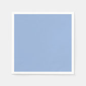 トレンドカラー – パウダーブルー紙ナプキンス スタンダードカクテルナプキン (正面)
