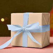 トレンドカラー – ピーチ赤面カラー無地の転が- ラッピングペーパー