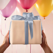 トレンドカラー – ピーチ赤面カラー – 無地の ラッピングペーパーシート