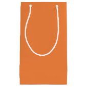 トレンドカラー -フレッシュタンジェリンの小ギフトバッグ スモールペーパーバッグ (正面)