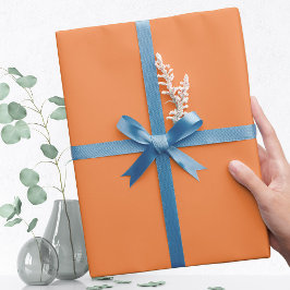 トレンドカラー – フレッシュタンジェリンラッピング紙転が ラッピングペーパー