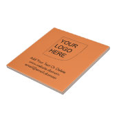 トレンドカラー – フレッシュタンジェリンロゴセラミックタイル タイル (側面)