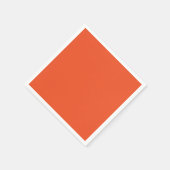 トレンドカラー – フレームレッド紙ナプキンス スタンダードカクテルナプキン (角)