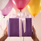 トレンドカラー – プラムパープルカラー無地の- ラッピングペーパーシート