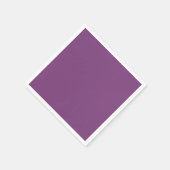 トレンドカラー – プラムパープル紙ナプキンス スタンダードカクテルナプキン (角)