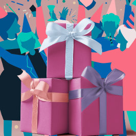 トレンドカラー – ベリーカラー – 無地の ラッピングペーパーシート