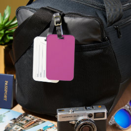 トレンドカラー – ベリーピンク荷物タグ ラゲッジタグ