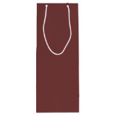 トレンドカラー – マホガニーブラウンワイン抱き枕 ワインギフトバッグ (裏面)