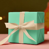 トレンドカラー – ミニグリーンカラー無地の- ラッピングペーパーシート