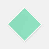 トレンドカラー – ミンティグリーン紙ナプキンス スタンダードカクテルナプキン (角)