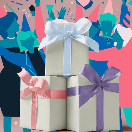 トレンドカラー – ライトシルバーグレー ラッピングペーパーシート