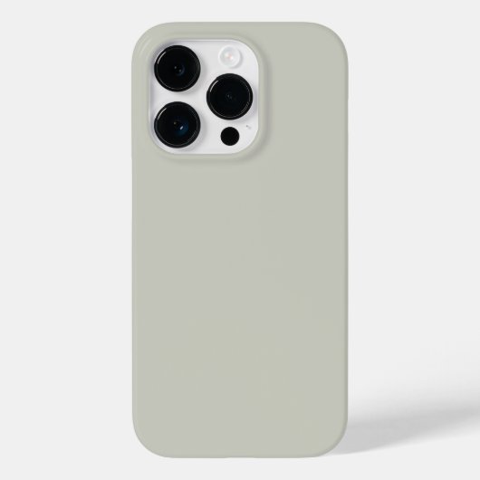 トレンドカラー – ライトシルバーグレー Case-Mate iPhoneケース (裏面)