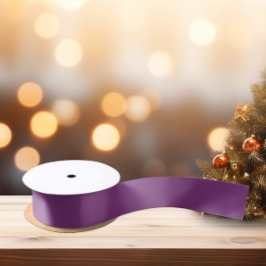 トレンドカラー（明るい紫） サテンリボン