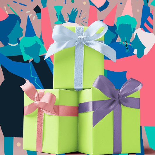 トレンドカラー – 春の緑の色 – 無地の ラッピングペーパーシート