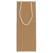 トレンドカラー – 暖かいベージュワイン抱き枕 ワインギフトバッグ (裏面)