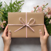 トレンドカラー – 暖色ベージュ無地の色転が-  ラッピングペーパー