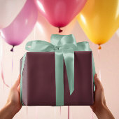 トレンドカラー – 濃い赤ワイン色 ラッピングペーパーシート