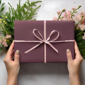 トレンドカラー – 濃い赤ワイン色 ラッピングペーパーシート