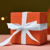 トレンドカラー – 炎の赤無地の色 – ラッピングペーパーシート