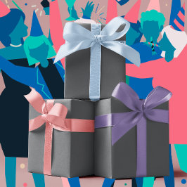 トレンドカラー – 石板グレー無地のカラー –  ラッピングペーパーシート