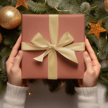 トレンドカラー – 銅の焦げ無地の色 – 転が