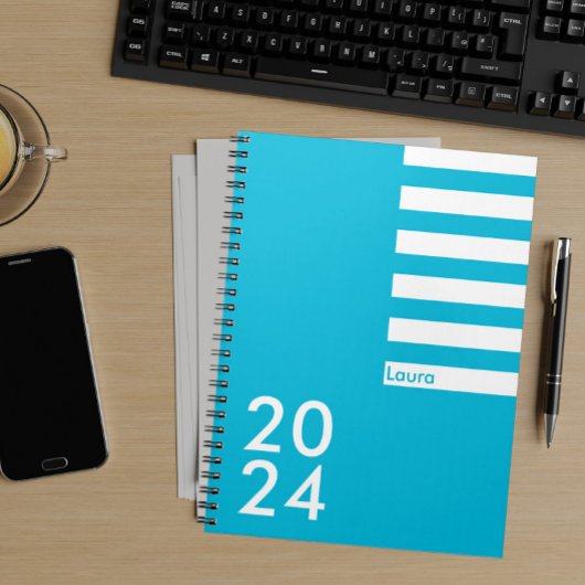 トレンドカラー – 鮮やかなシアンの名前と年のノートパソコン ノートブック