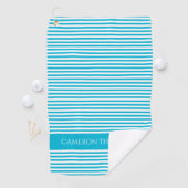 トレンドカラー – 鮮やかなシアンの名前ゴルフタオル ゴルフタオル (インサイチュ)