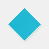 トレンドカラー – 鮮やかなシアン紙ナプキンス スタンダードカクテルナプキン (角)