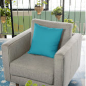 トレンドカラー – 鮮やかなシアン クッション