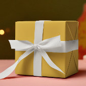 トレンドカラー – 黄金色無地の転が色 ラッピングペーパー