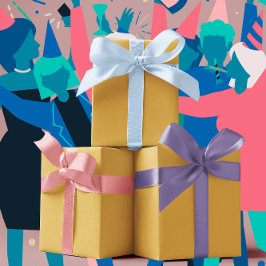 トレンドカラー – 黄金色無地の- ラッピングペーパーシート