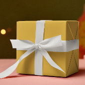 トレンドカラー – 黄金色無地の- ラッピングペーパーシート