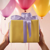 トレンドカラー – 黄金色無地の- ラッピングペーパーシート