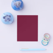 トレンドカラー – Dark Burgundy Flyer チラシ (シングル)