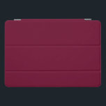 トレンドカラー – Dark Burgundy - iPad 頭が切れる Cover iPad Proカバー<br><div class="desc">まモダンた無地のスタイリッシュ、色の濃いブルゴーニュ/濃い赤のワインのiPadのカバーは私たち頭が切れるの"トレンディーピンクのクリスマスの色のコレクション"。聖降誕祭エレガントだけじゃなく真っ暗なバーガンディ</div>