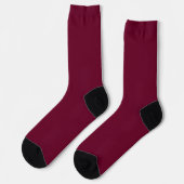 トレンドカラー – Dark Burgundy Socks ソックス (左)