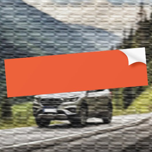 トレンドカラー – Flame Red Bumperステッカー バンパーステッカー