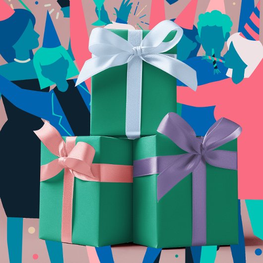 トレンドカラー – Jade Green Color 無地の - ラッピングペーパーシート