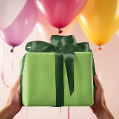 トレンドカラー – Kiwiグリーンカラー無地の- ラッピングペーパーシート