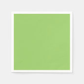 トレンドカラー – Kiwiグリーン紙ナプキンス スタンダードカクテルナプキン (正面)