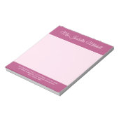 トレンドカラー – Pink Purple Berry Business Notepad ノートパッド (回転)