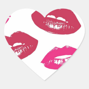 トレンドキスはピンクの唇を甘く彩る！ ハートシール