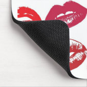 トレンドキスはピンクの唇を甘く彩る！ マウスパッド (コーナー)