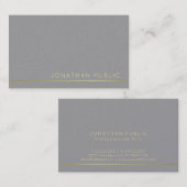 トレンドグモダンレーエレガントパールフィニッシュラグジュアリー 名刺 (正面/裏面)