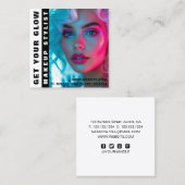 トレンドグモダンローメイクアップ スクエア名刺 (正面/裏面)