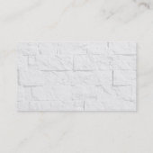 トレンドシンプルウォールブリックプロフェッショナル名刺 名刺 (裏面)