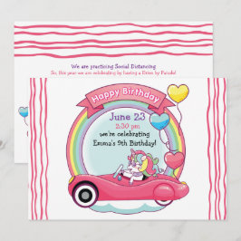 トレンドセッターのUnicornドライブになる誕生日・パレード 招待状