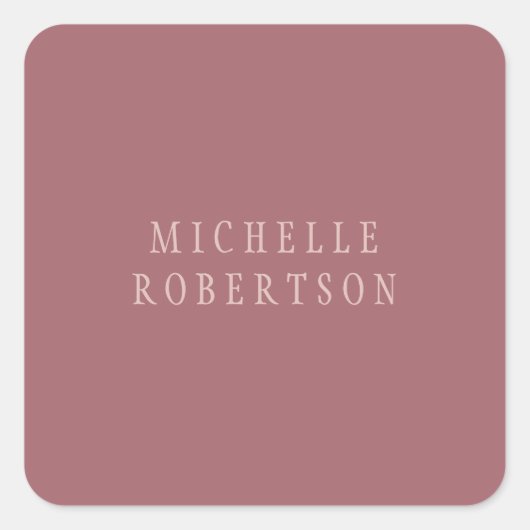 トレンドバラダスト金ゴールドユニーククリエイティブ スクエアシール (正面)