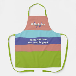 トレンドパーソナライズされたの味とクリスチャンを見る エプロン